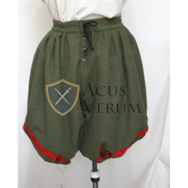 Pantalón ancho fruncido