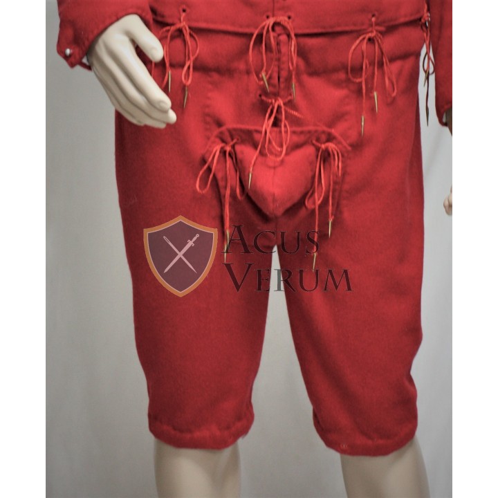 Pack doublet, short hose breeches and tights