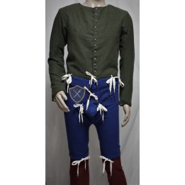 Pantalón ancho fruncido