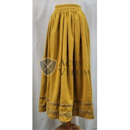 faldilla enagua kirtle basquiña siglo xvi 16th century paño lana