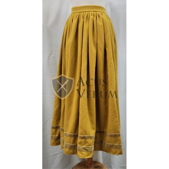 faldilla enagua kirtle basquiña siglo xvi 16th century paño lana