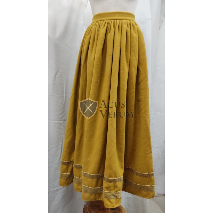 faldilla enagua kirtle basquiña siglo xvi 16th century paño lana