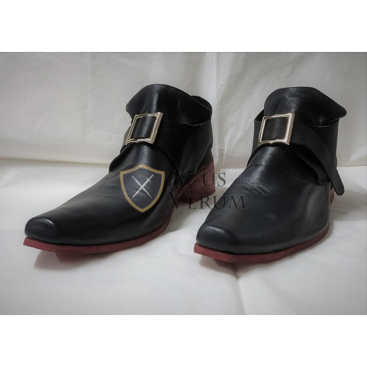 eighteenth century 18th shoes luis XVI leather heel