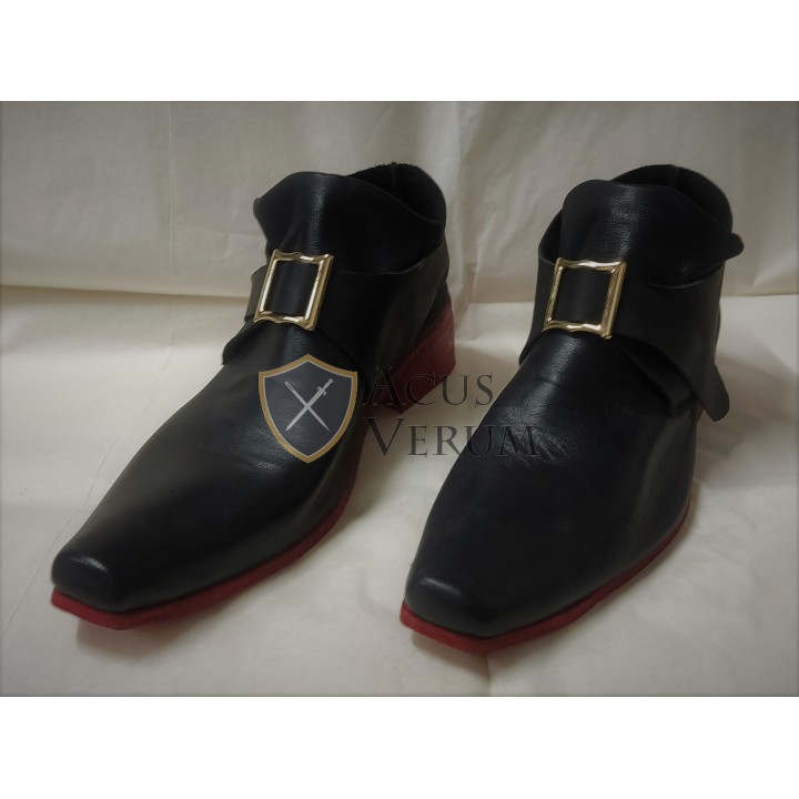 eighteenth century 18th shoes luis XVI leather heel
