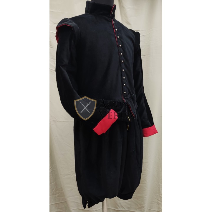 Pack velvet doublet breeches trousers pants 16th 17th century