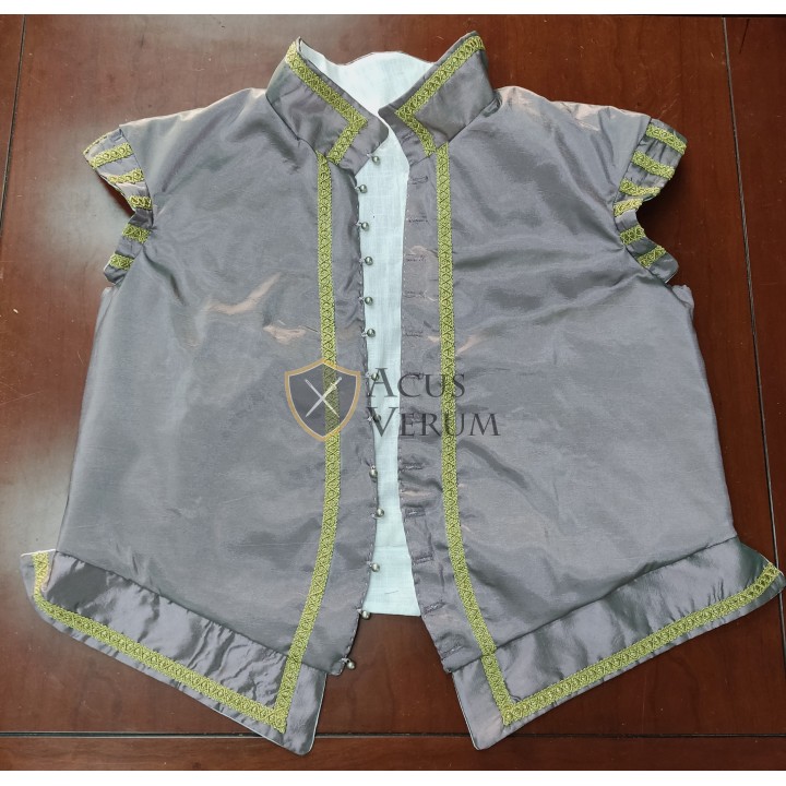 Coleto jerkin Vest taffeta 16th century doublet