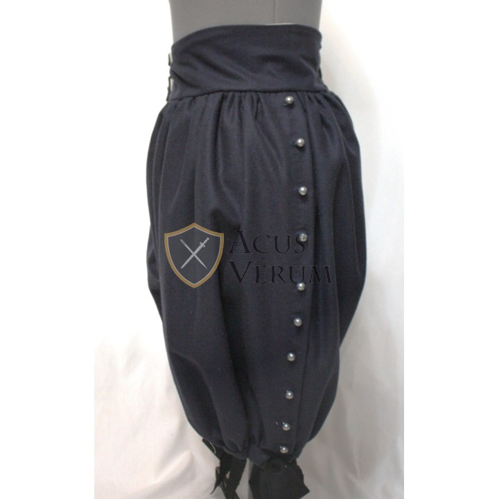 Pantalón ancho fruncido