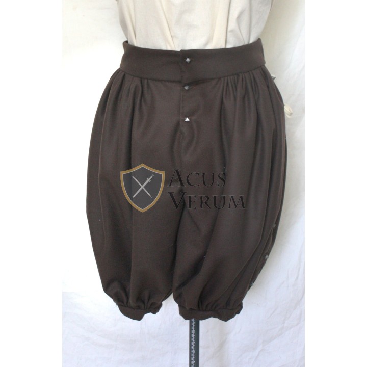 Pantalón ancho fruncido