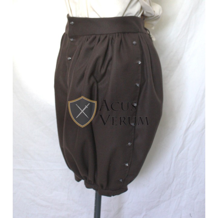 Pantalón ancho fruncido